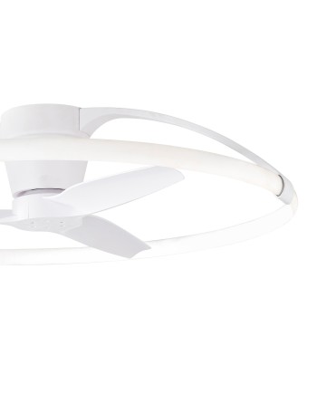 NEPAL MINI * VENTILADOR BLANCO LED CON MANDO